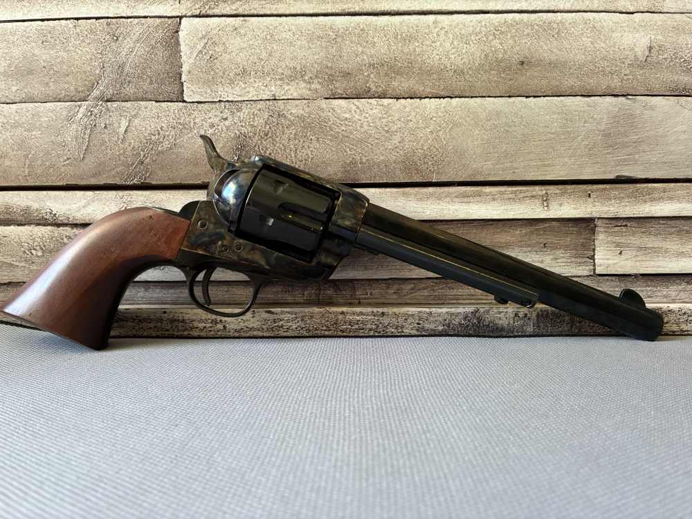 CIMARRON EL MALO 38SPL/357MAG PW FS 7.5" OCTAGON CC/BLUED EXCLUSIVE IN STOC-img-2