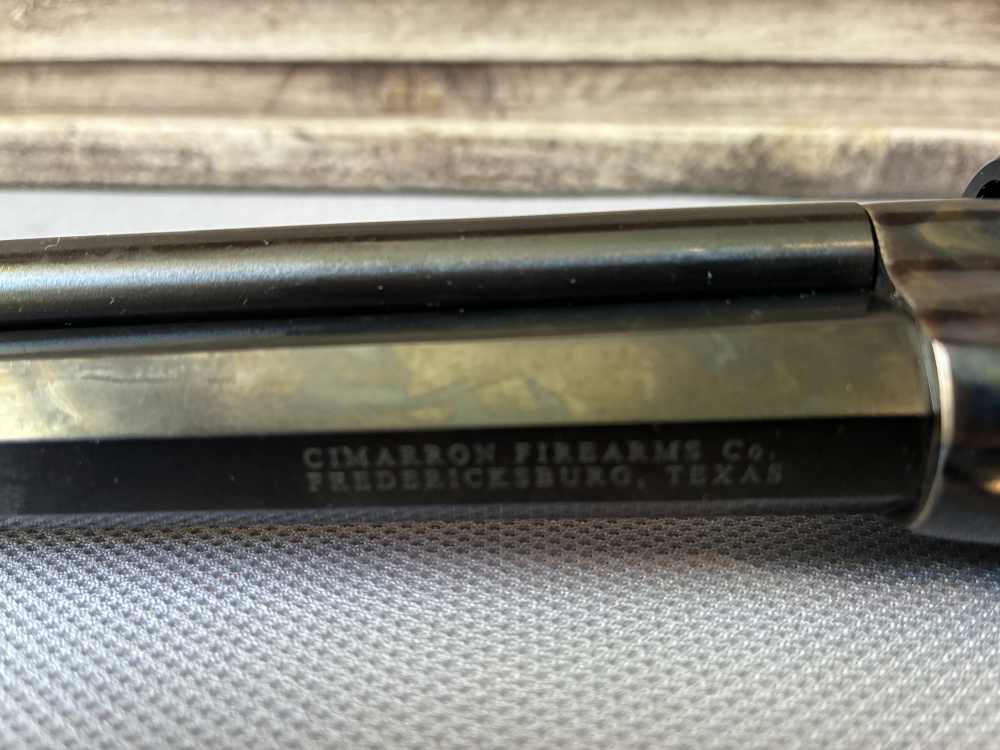CIMARRON EL MALO 38SPL/357MAG PW FS 7.5" OCTAGON CC/BLUED EXCLUSIVE IN STOC-img-12