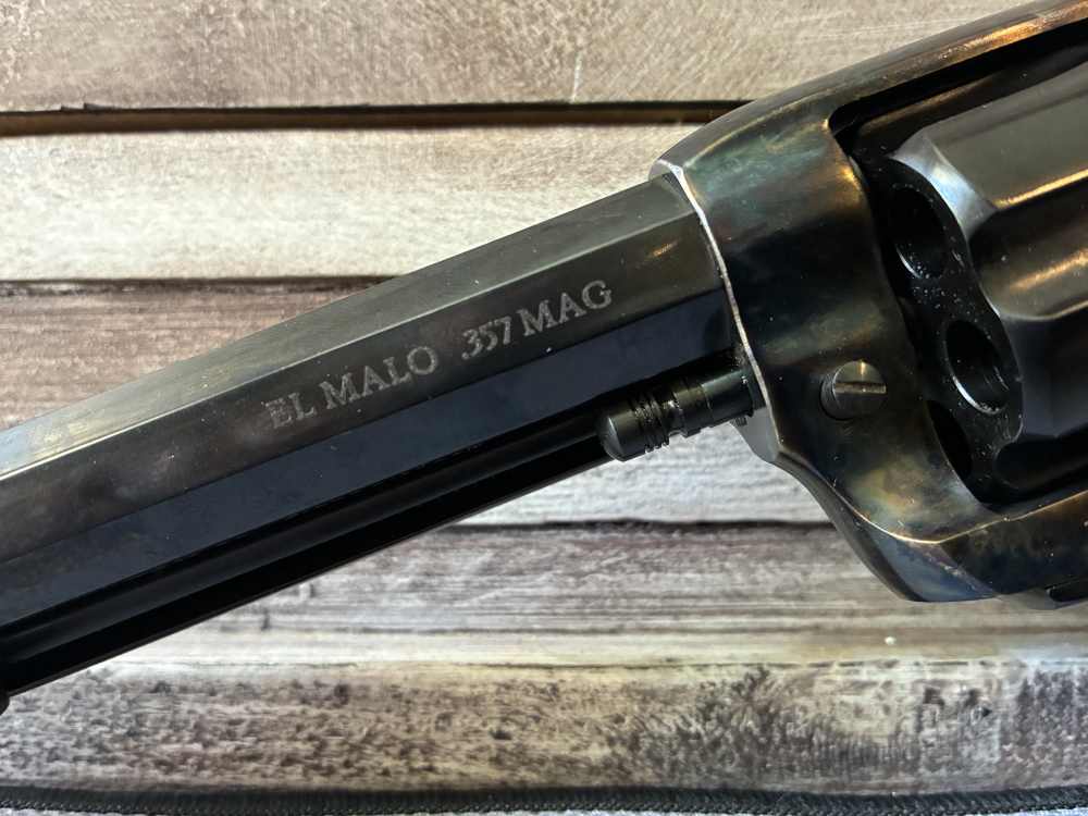 CIMARRON EL MALO 38SPL/357MAG PW FS 7.5" OCTAGON CC/BLUED EXCLUSIVE IN STOC-img-21