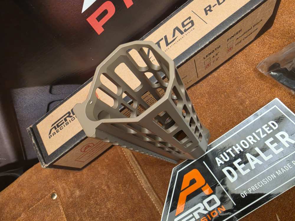 Aero Precision 7.3" ATLAS R-One FDE CERAKOTE M-Lok Handguard Penny Start-img-5