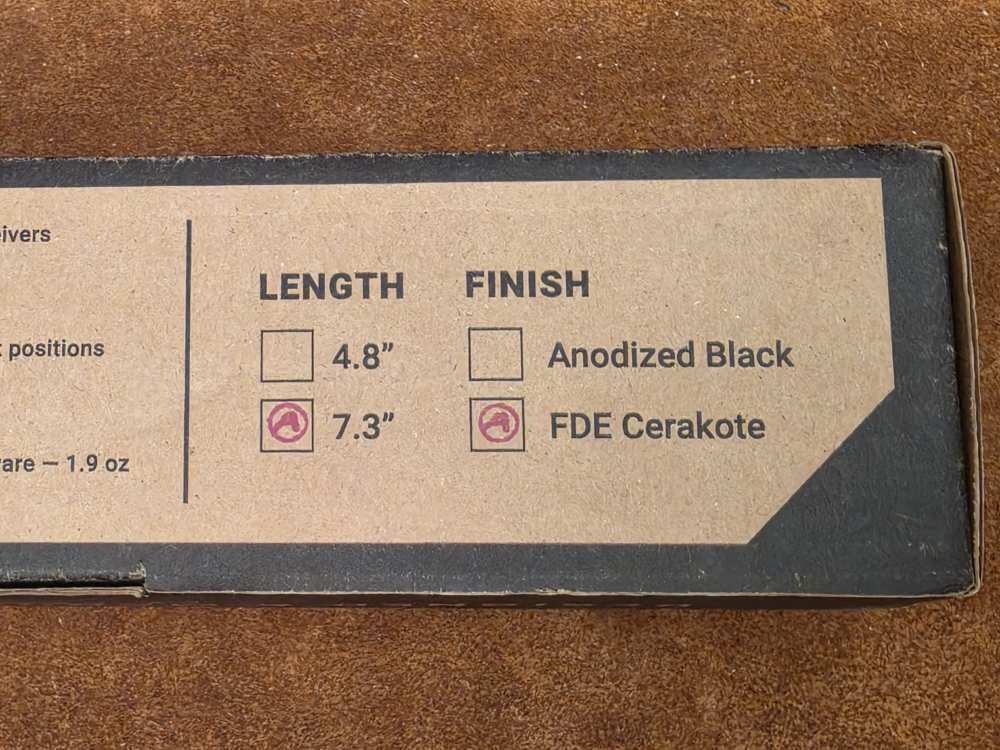 Aero Precision 7.3" ATLAS R-One FDE CERAKOTE M-Lok Handguard Penny Start-img-6
