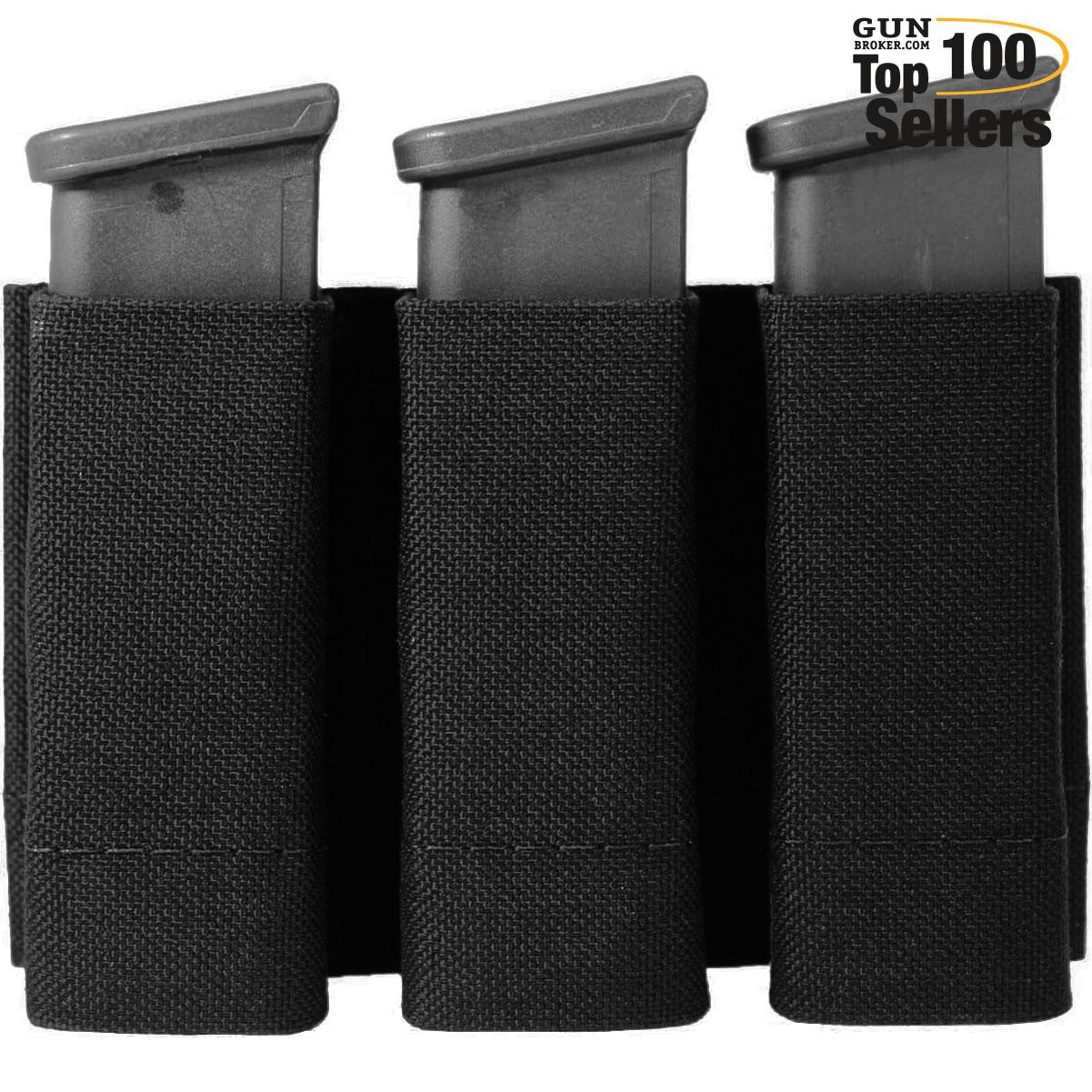 ESSTAC 2011 Triple Pistol GAP Kywi Black Mag Pouch (2011.TPGK-BLK)-img-0