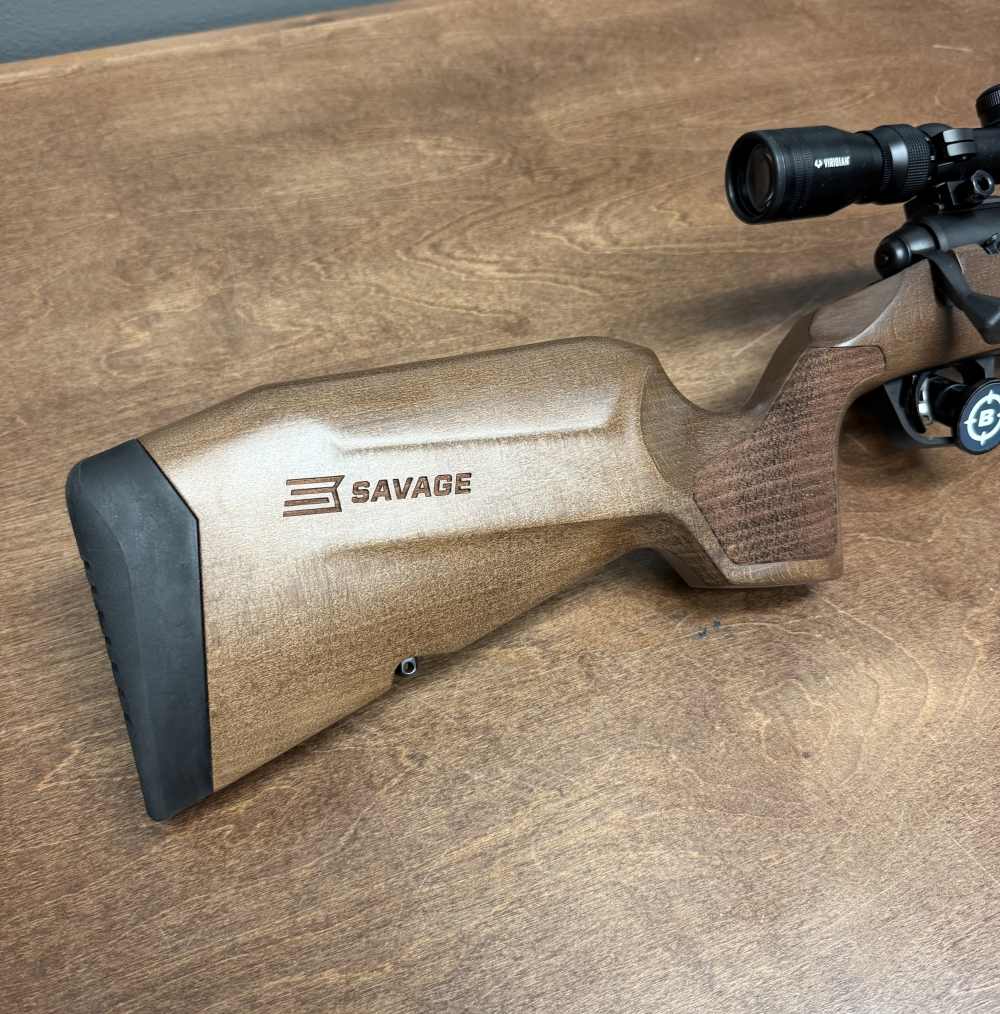 SAVAGE AXIS II XP .22-250 REM 22INCH HARDWOOD STOCK W/ 3-9X40 SCOPE-img-10