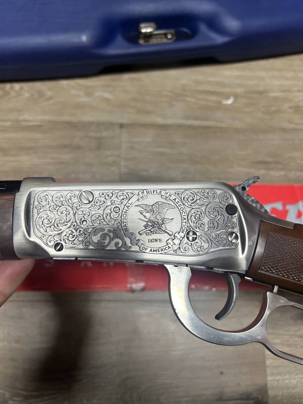 Engraved Winchester Model 94AE “Friends of NRA” 1995 Gun of the Year-img-12