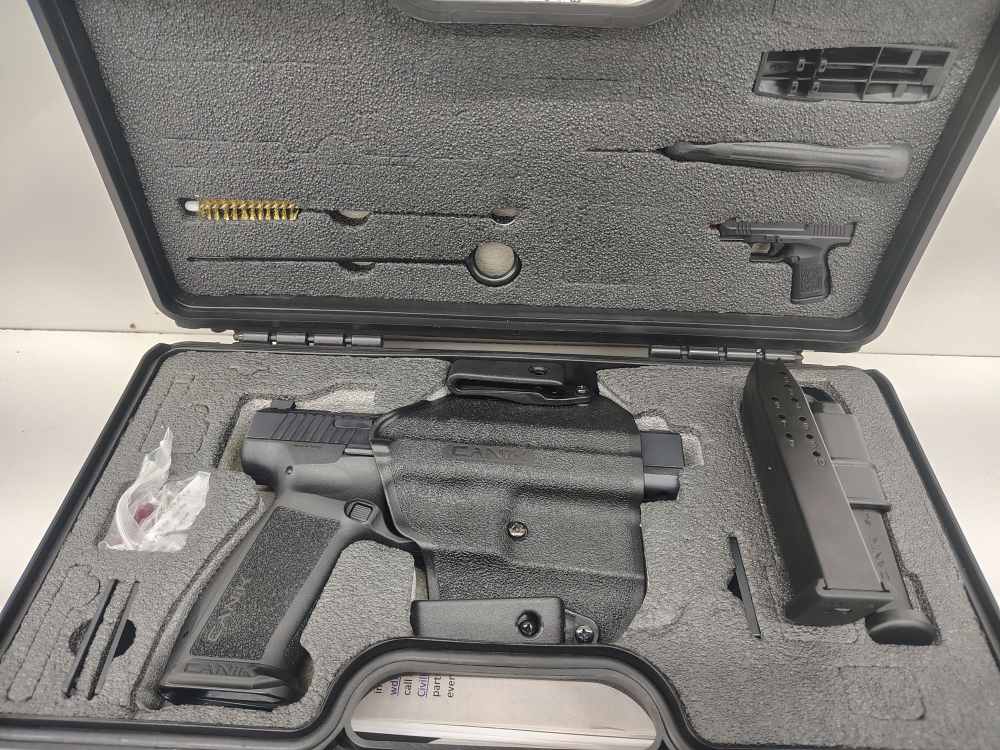 Canik METE SFX 9mm black pistol with two 10 round mags and original box-img-0