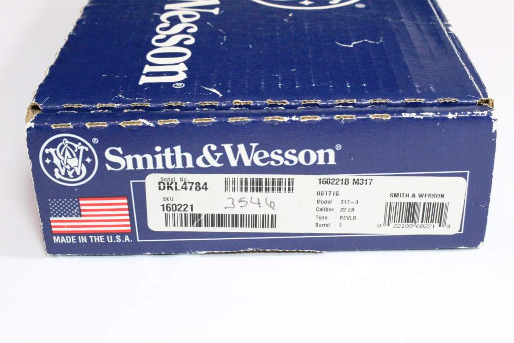SMITH & WESSON MODEL 317-3 AIR-LITE 3” STAINLESS 22LR S&W ORIG BOX-img-7