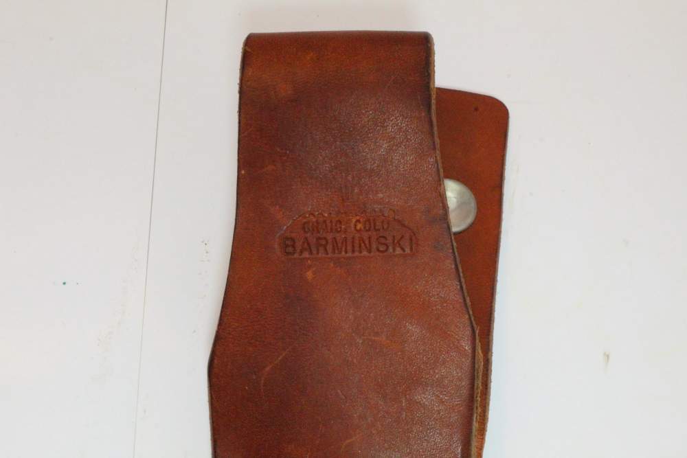 Barminski Fixed Blade Hunting Knife - Craig CO, Handmade with Sheath-img-4