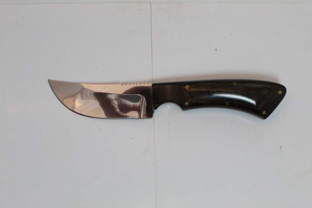 Barminski Fixed Blade Hunting Knife - Craig CO, Handmade with Sheath-img-0