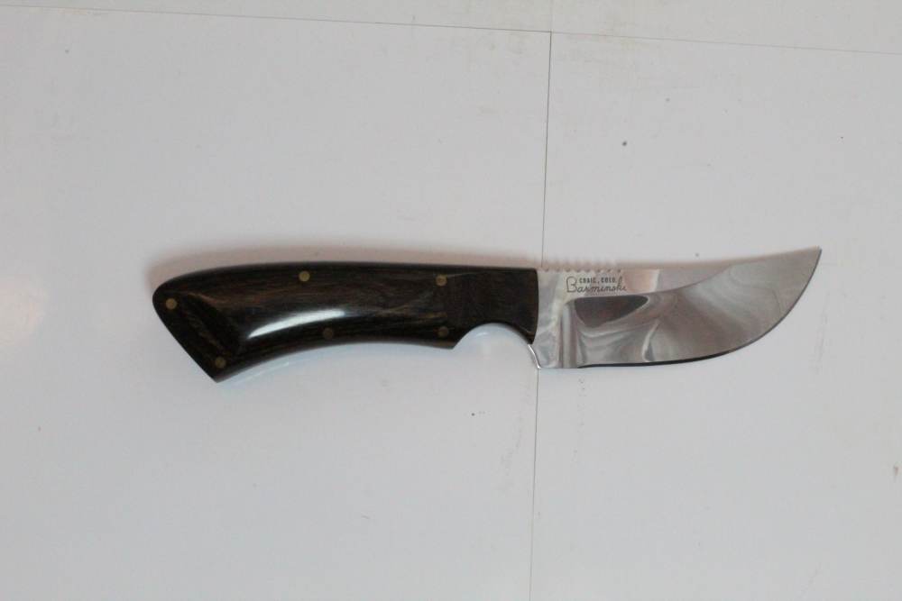 Barminski Fixed Blade Hunting Knife - Craig CO, Handmade with Sheath-img-1
