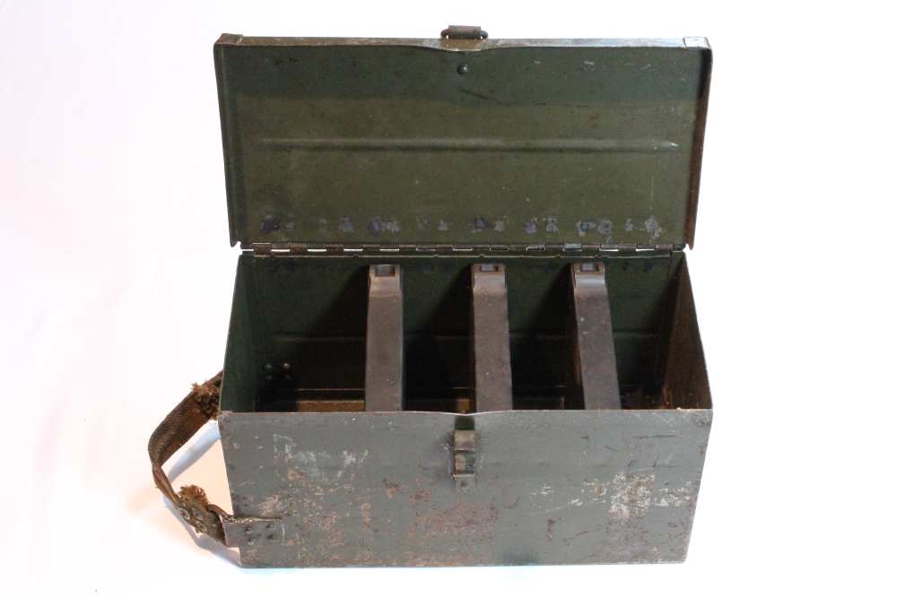 British WWII Boys Anti-Tank Rifle Magazines with carrying can-img-0