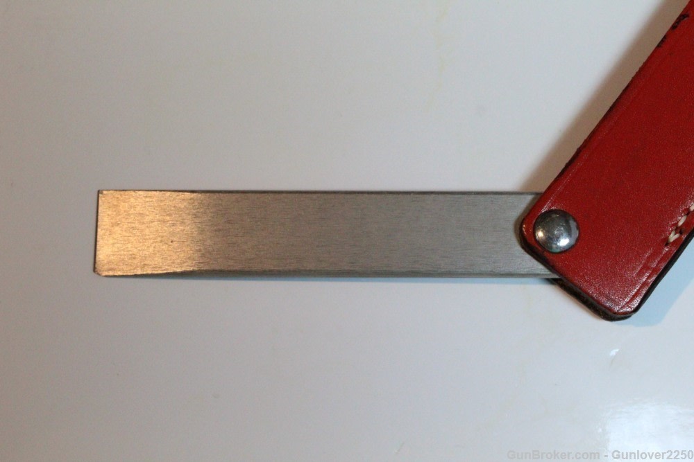 Vintage Gerber 5” Sportsman’s Chisel Point Steel Knife Sharpener Hone-img-4