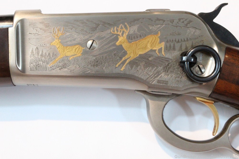Engraved T. Mori Signed Browning 1 of 3000 Model 1886 High Grade Rifle NEW-img-4