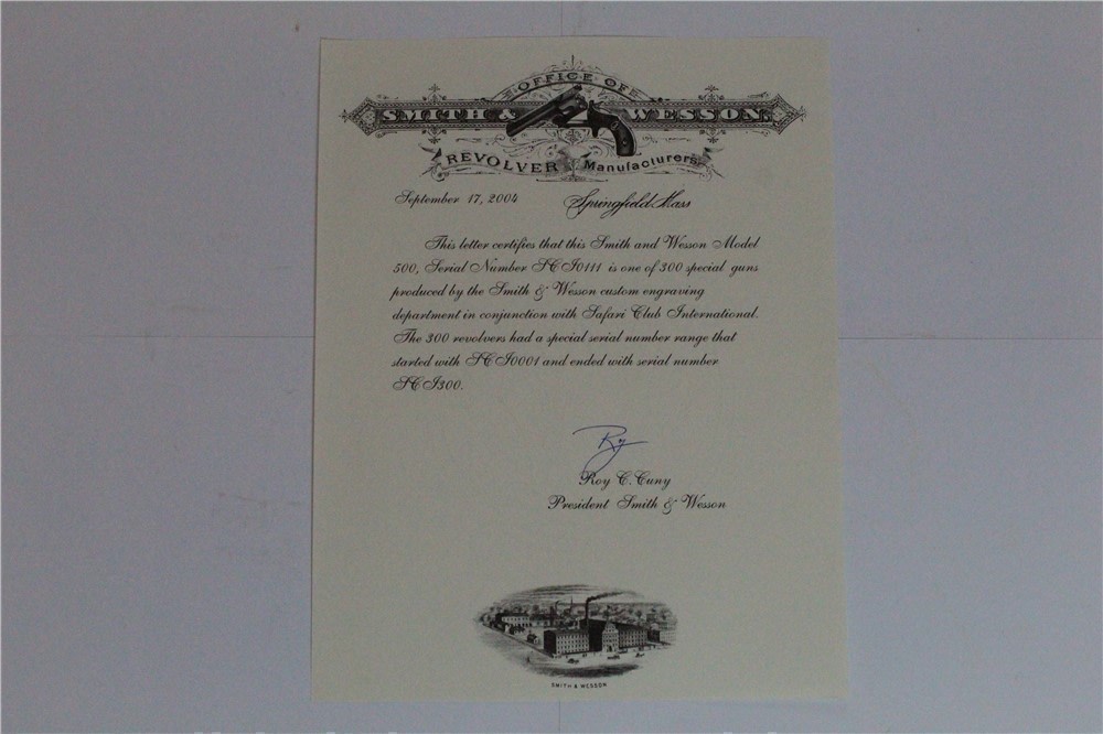 S&W Model 500 SAFARI CLUB "BIG 5" Commemorative 1 of 5 .500 S&W Mag SCI-img-18