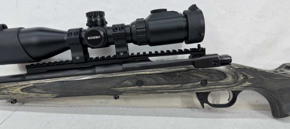 2012 Ruger M77 Gunsite Scout Rifle W/ACCUSHOT 2-7x44 Mini SWAT Scope-img-2