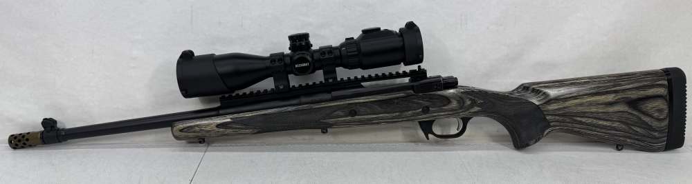 2012 Ruger M77 Gunsite Scout Rifle W/ACCUSHOT 2-7x44 Mini SWAT Scope-img-0