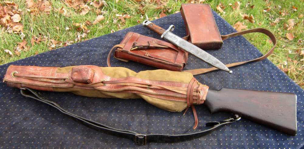 Steyr-Solothurn MP34 parts kit  w/Barrel, sheath, 3 Mags, &Tools in leather-img-20