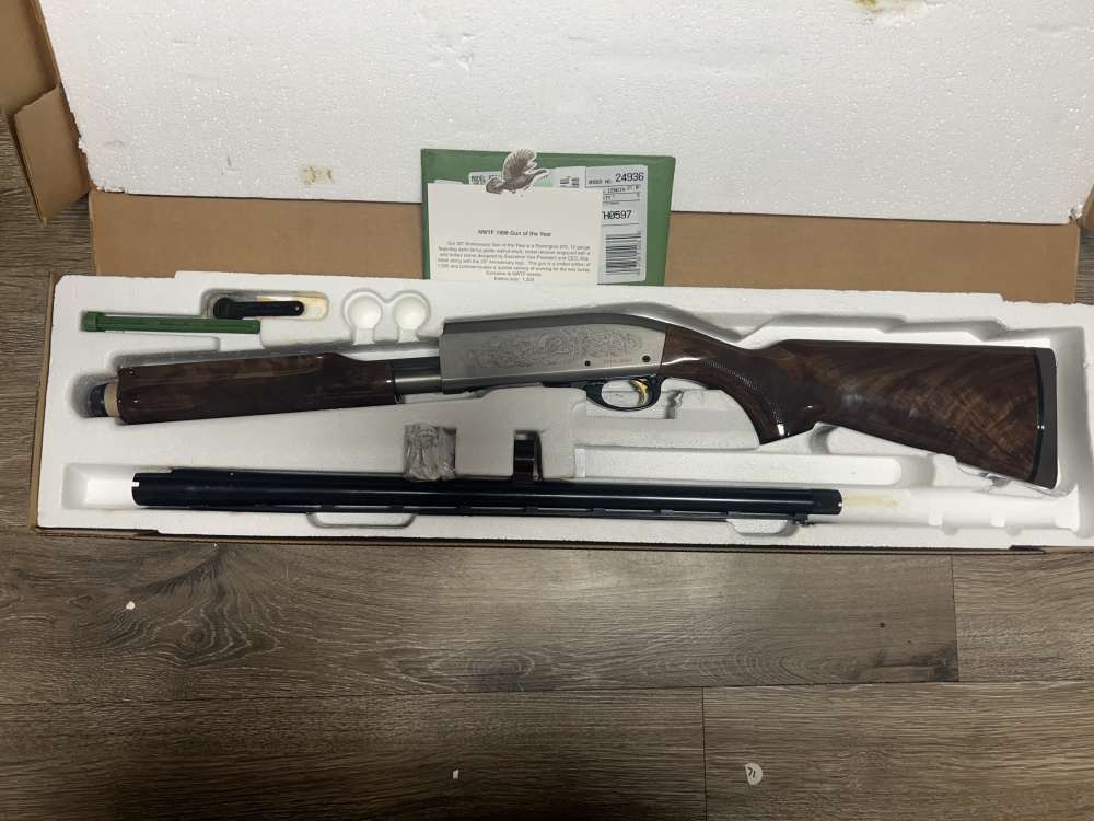 Engraved Remington 870 wingmaster 1998 NWTF 25th anniversary -img-6