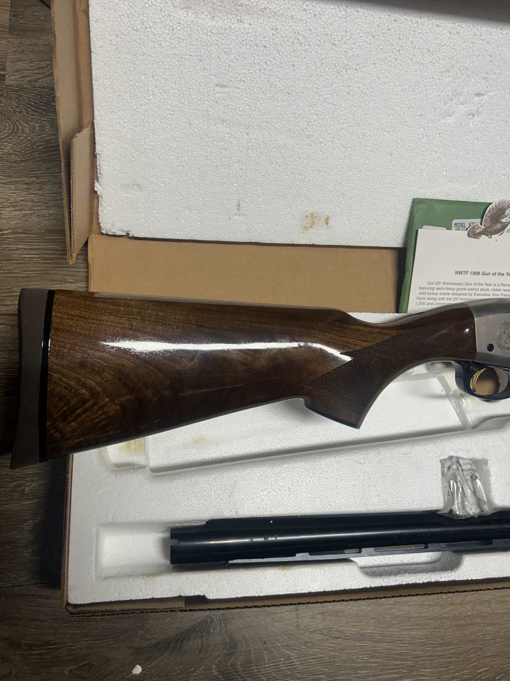 Engraved Remington 870 wingmaster 1998 NWTF 25th anniversary -img-13