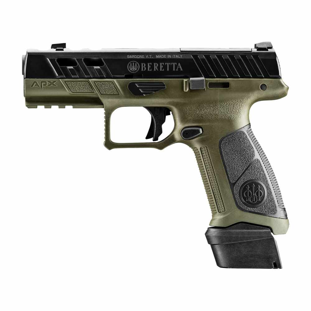 Beretta APX A1 Ported BLK/OD 21+1 9mm-img-1