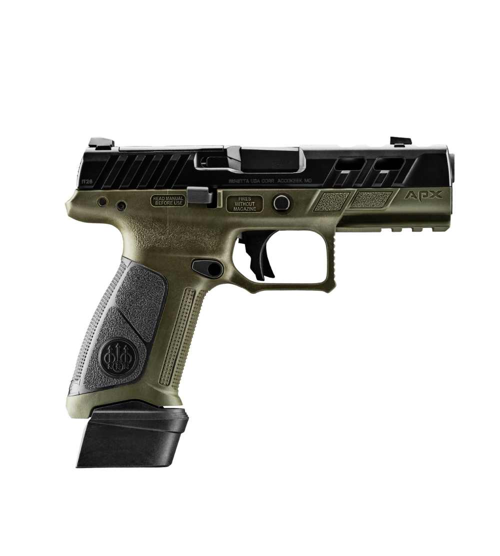 Beretta APX A1 Ported BLK/OD 21+1 9mm-img-0
