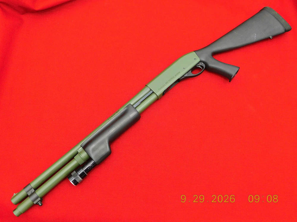 Remington 870 Tactical Magnum 12ga Police Shotgun FACTORY GREEN-img-1