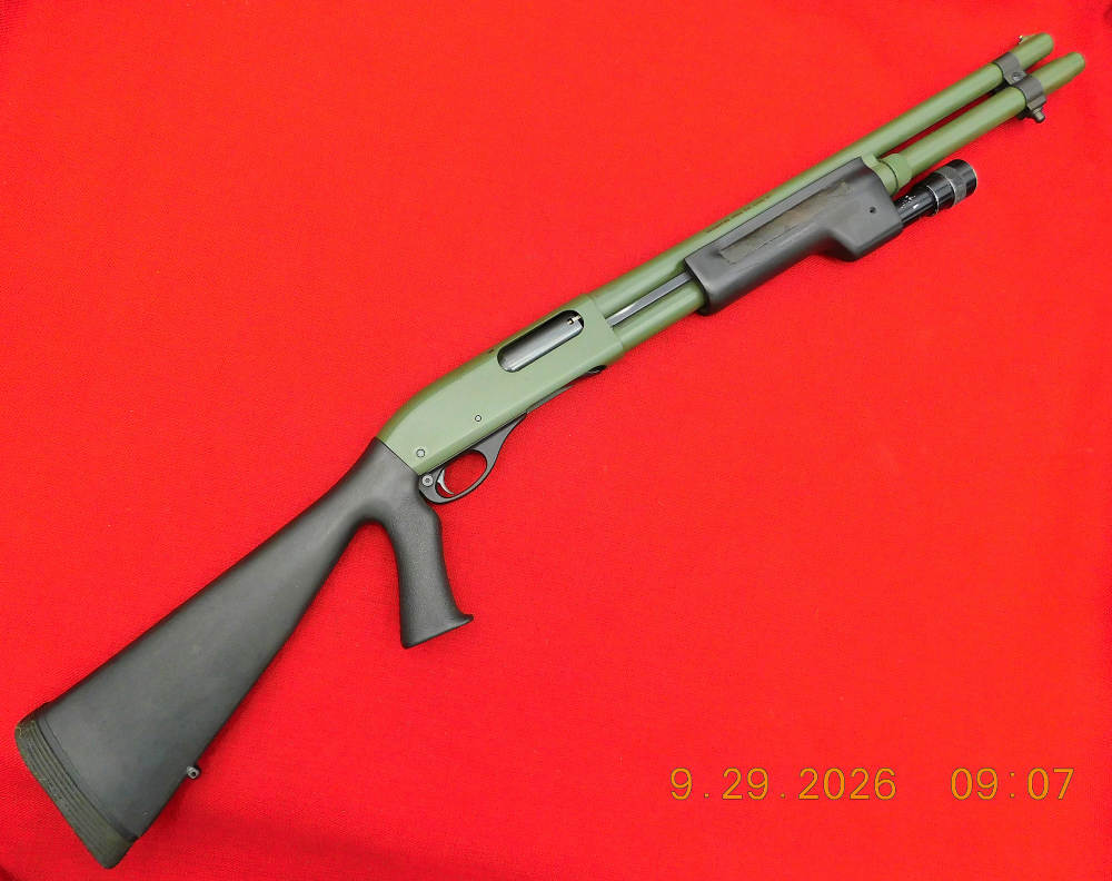 Remington 870 Tactical Magnum 12ga Police Shotgun FACTORY GREEN-img-0