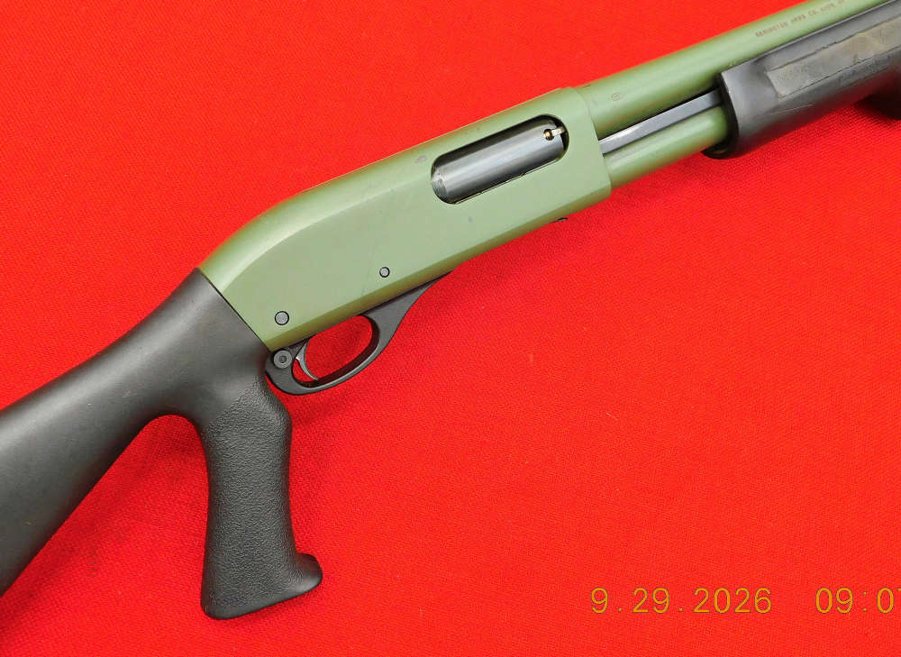 Remington 870 Tactical Magnum 12ga Police Shotgun FACTORY GREEN-img-2