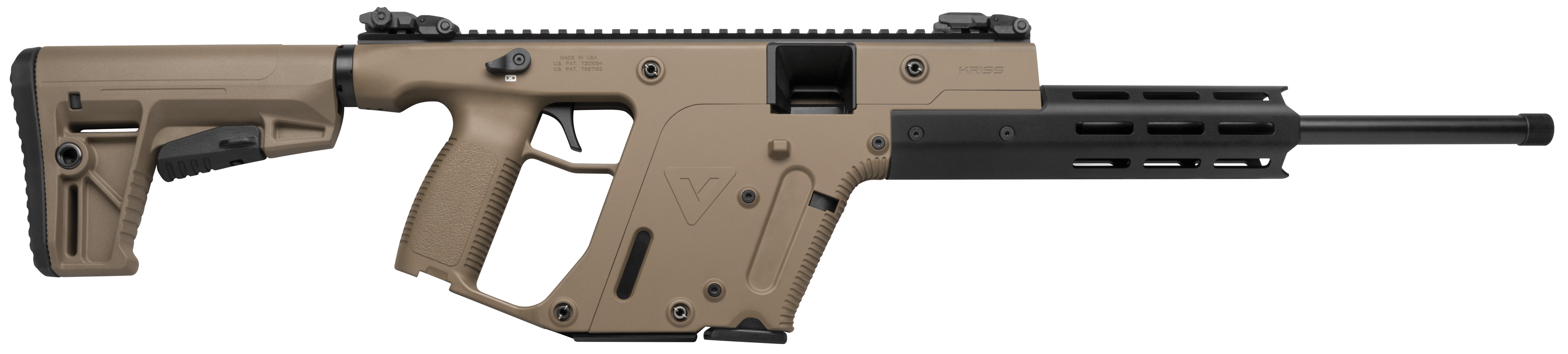 Kriss USA KV22CFD00 Vector CRB Gen2 Full Size 22 LR 10+1 16" Black Threaded-img-0