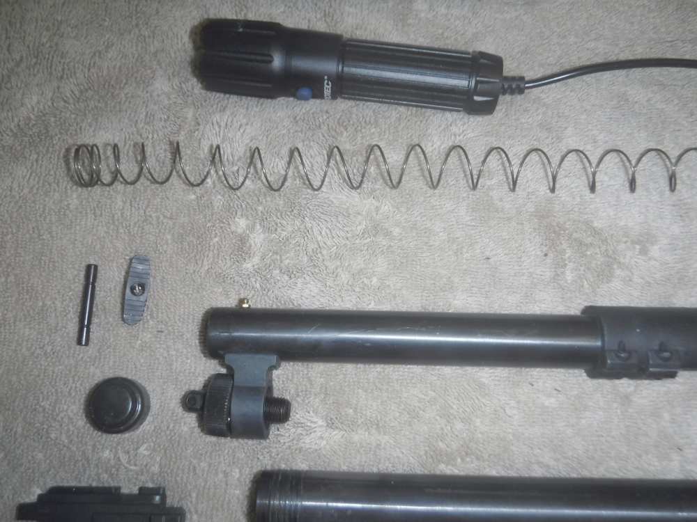 MOSSBERG 500 12GA 8-SHOT SHOTGUN REBUILD PARTS SET.  W/ EXTRAS!-img-4