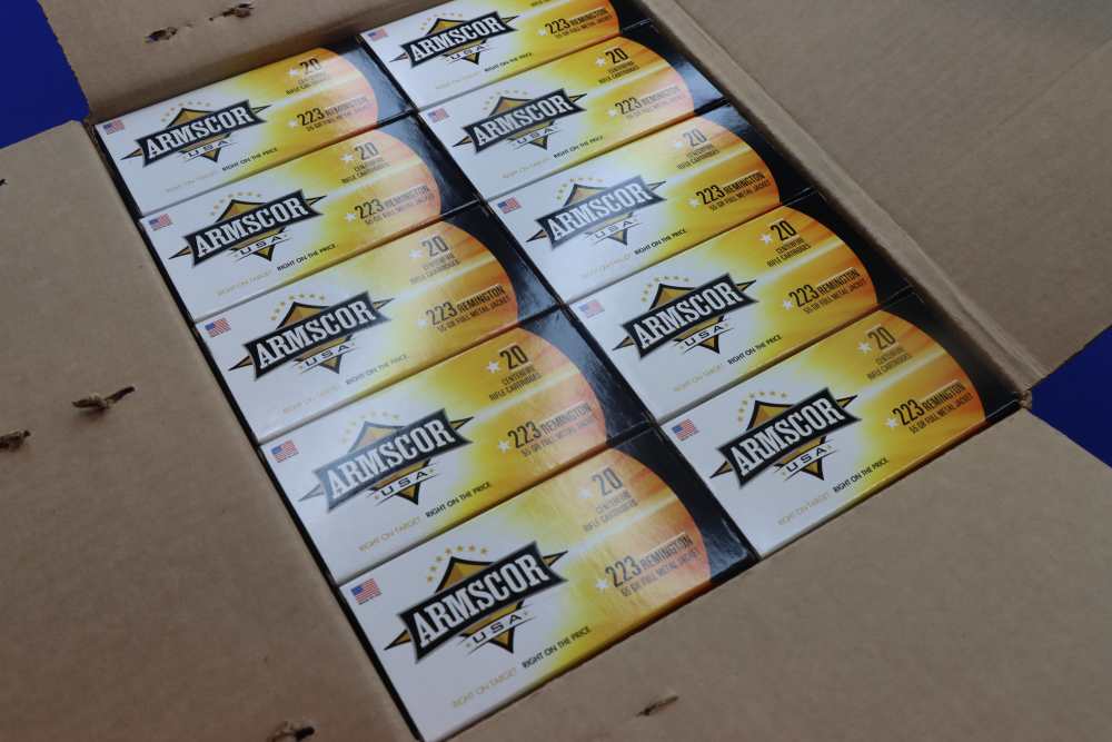 Armscor USA 223 Remington Rifle Ammunition 1000RD Ammo Case 223REM 55GR FMJ-img-0
