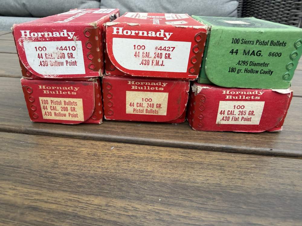 44 Mag Bullets- Hornady & Sierra -img-1