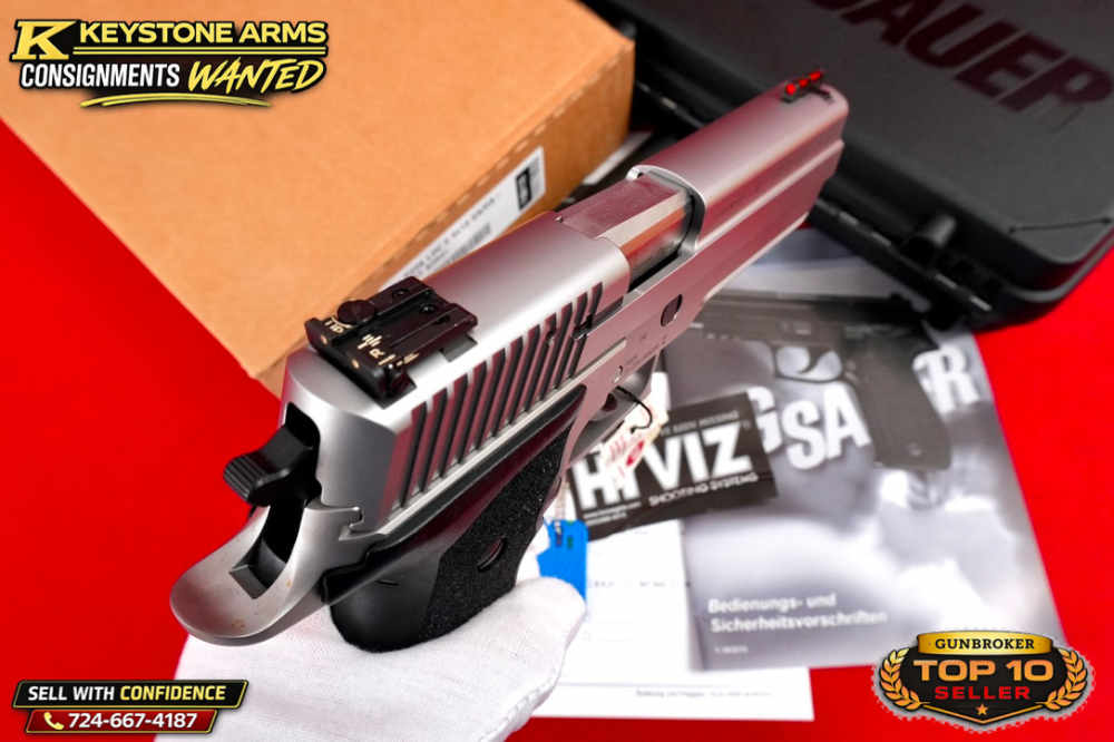 Extremely Rare German Mastershop SIG P226 LDC II 9mm Silber NIB-img-13
