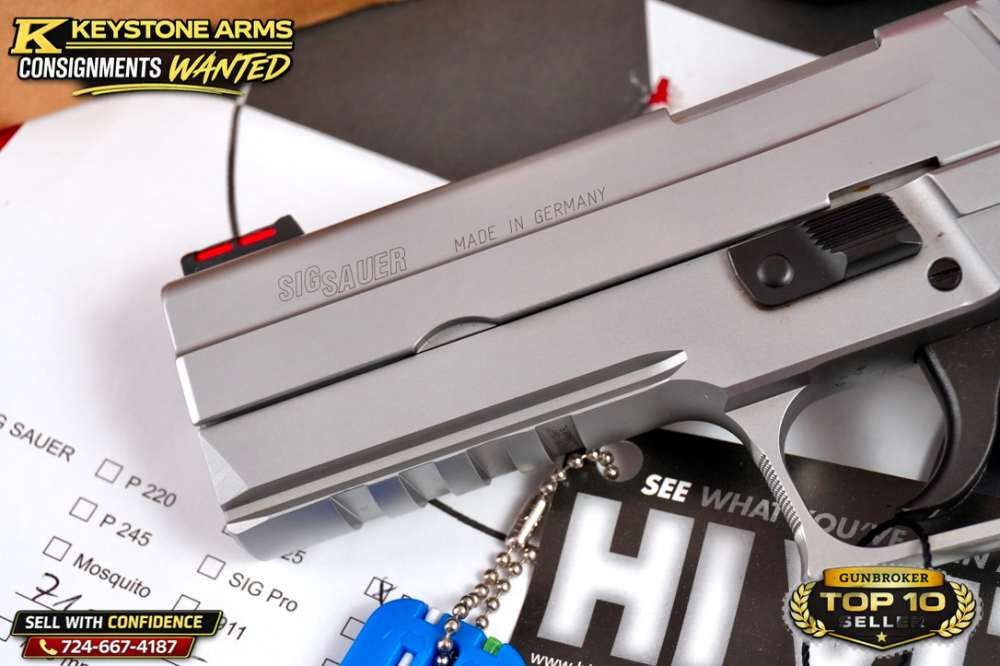 Extremely Rare German Mastershop SIG P226 LDC II 9mm Silber NIB-img-4