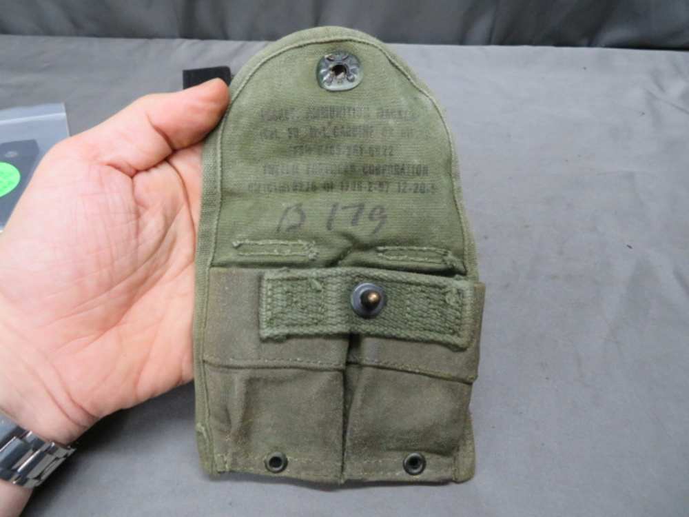 2 US MILITARY M1 CARBINE MAGAZINES W/ POUCH-BOTH WINCHESTER-img-18