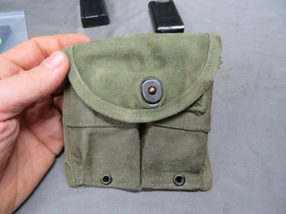 2 US MILITARY M1 CARBINE MAGAZINES W/ POUCH-BOTH WINCHESTER-img-15