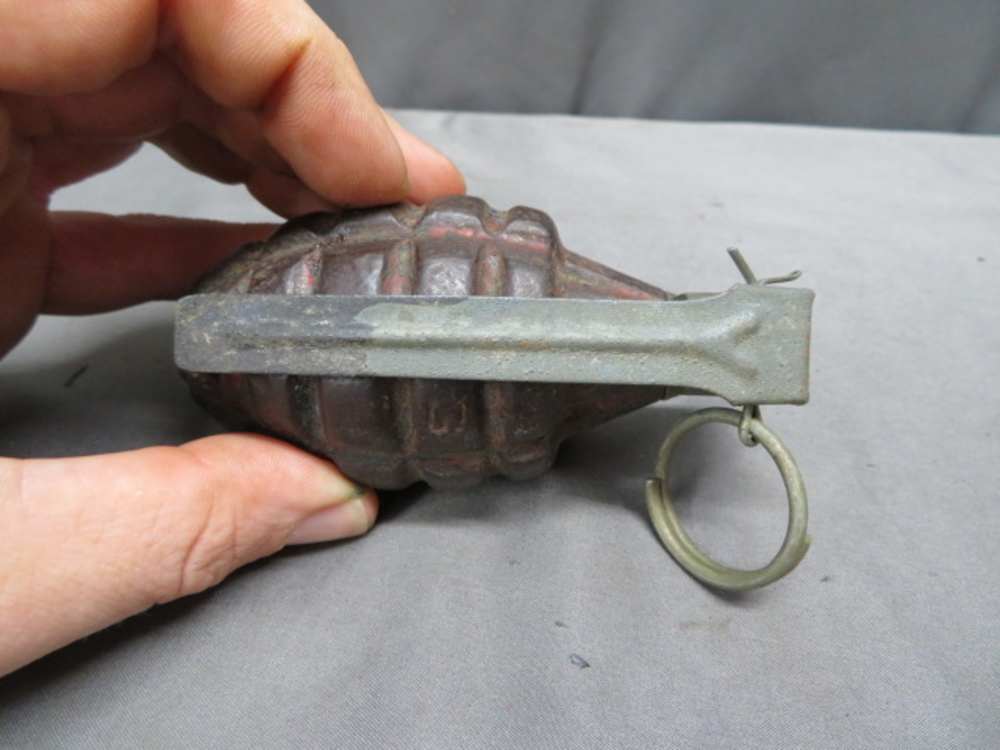 PRE WWII US MILITARY MARK 2 HAND GRENADE-ORIGINAL-img-2