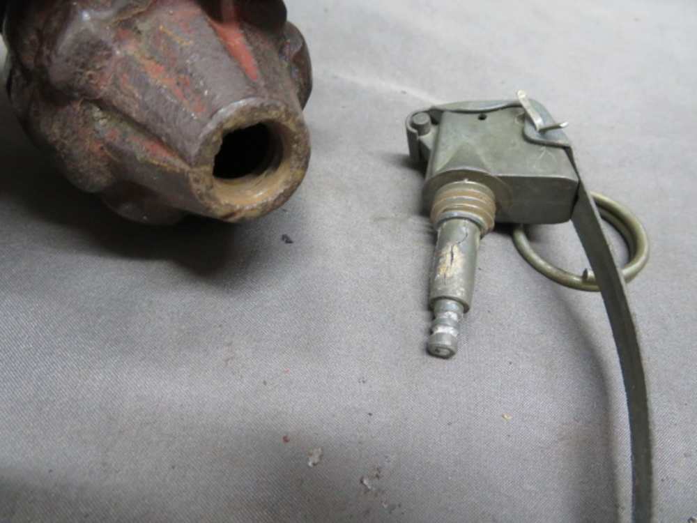 PRE WWII US MILITARY MARK 2 HAND GRENADE-ORIGINAL-img-8