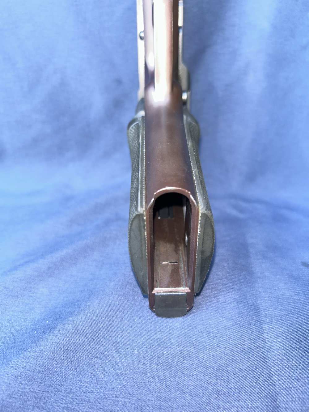 Two Tone LAR Grizzly Mark I .45 Win. Mag Serial #104 and NOS 357 Mag Kit -img-17