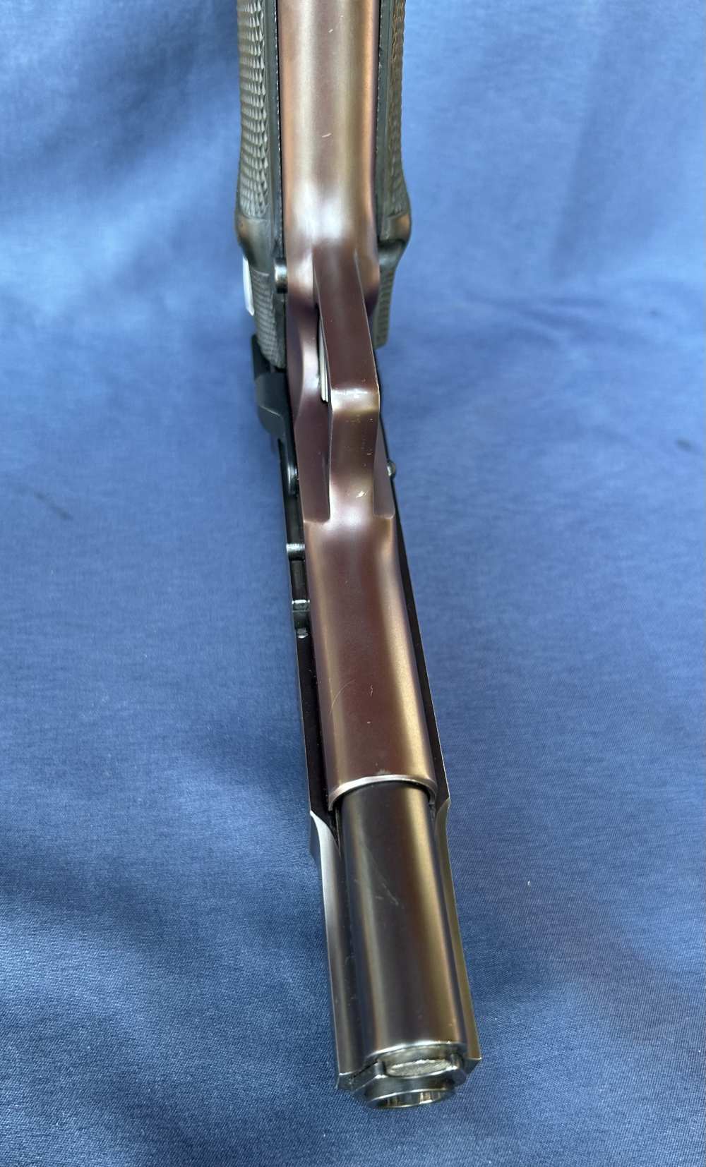 Two Tone LAR Grizzly Mark I .45 Win. Mag Serial #104 and NOS 357 Mag Kit -img-13
