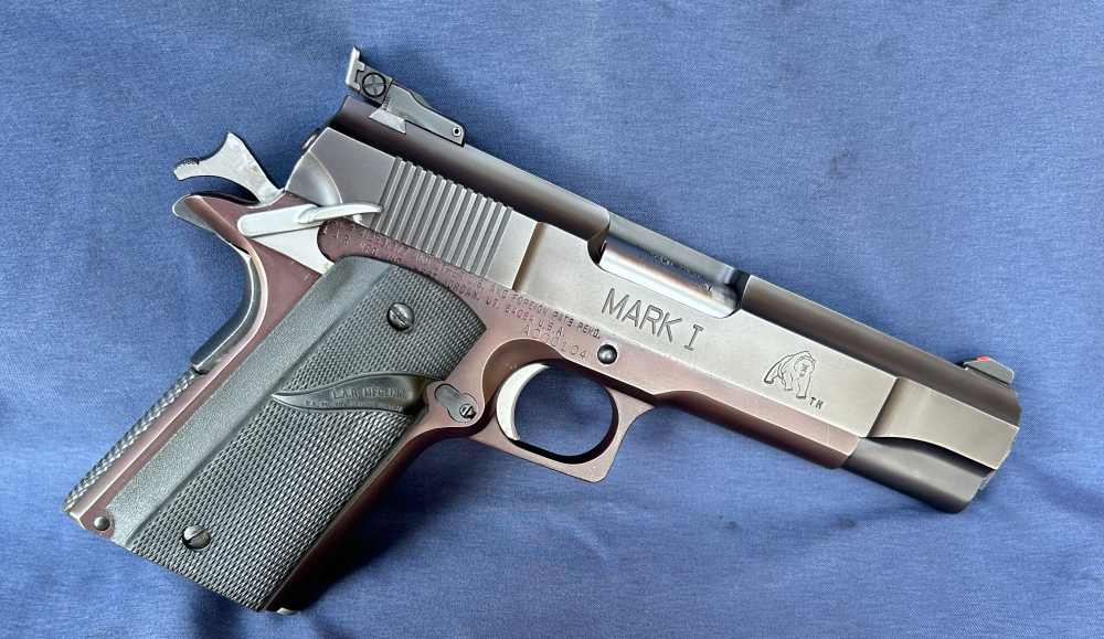 Two Tone LAR Grizzly Mark I .45 Win. Mag Serial #104 and NOS 357 Mag Kit -img-2