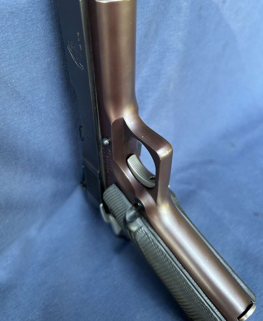 Two Tone LAR Grizzly Mark I .45 Win. Mag Serial #104 and NOS 357 Mag Kit -img-15