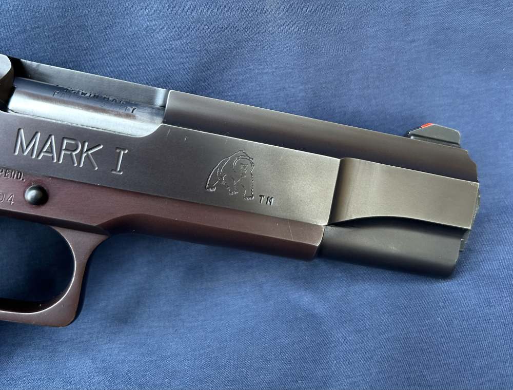 Two Tone LAR Grizzly Mark I .45 Win. Mag Serial #104 and NOS 357 Mag Kit -img-6