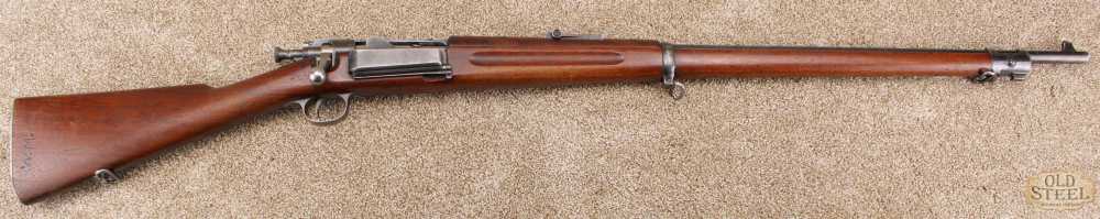 Springfield Model 1896 Krag-Jorgensen Rifle .30-40 Krag, 1901 Cartouche-img-1