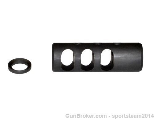 AR-10 LR .308/7.62 NATO -   5/8x24 Muzzle Brake, Steel - Black-img-5