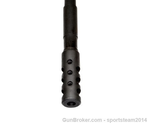 AR-10 LR .308/7.62 NATO -   5/8x24 Muzzle Brake, Steel - Black-img-1