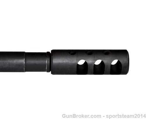 AR-10 LR .308/7.62 NATO -   5/8x24 Muzzle Brake, Steel - Black-img-3
