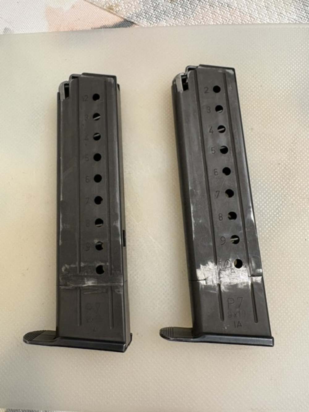 H&K HK P7 A10 P7A10 XM9 ten round prototype magazine-img-0