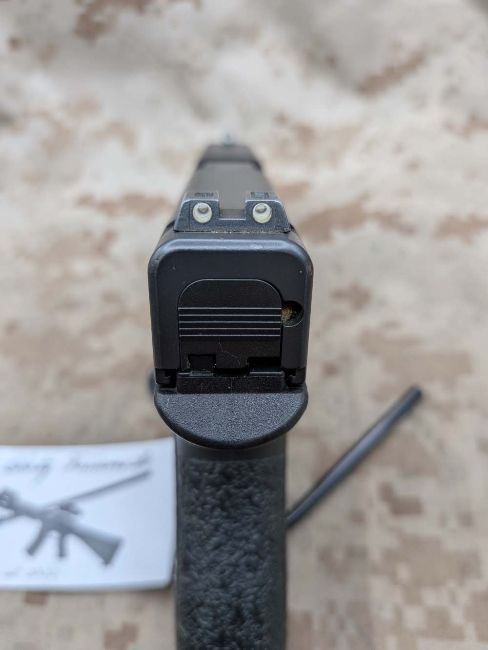 Glock 43 9MM Slimline G43 Police Trade In USED Night Sights-img-9