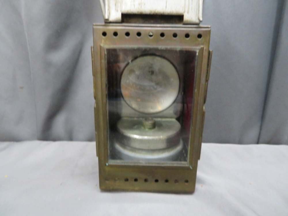 WWII GERMAN REICHSBAHN RAILWAY LANTERN-ORIGINAL-DATED 1940-img-1