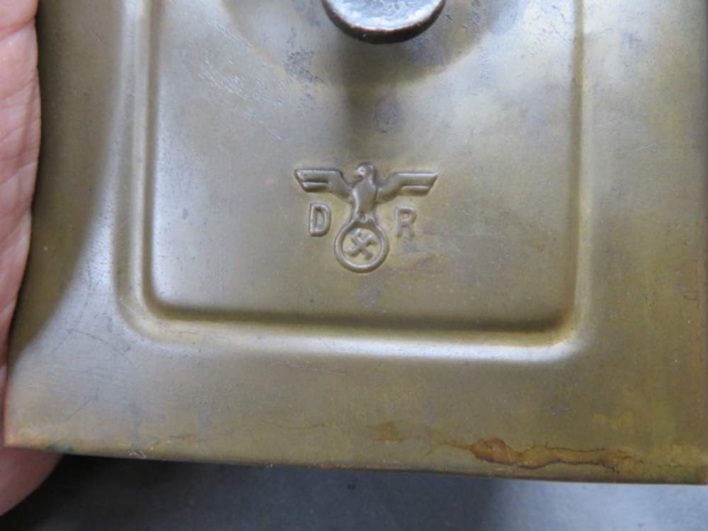 WWII GERMAN REICHSBAHN RAILWAY LANTERN-ORIGINAL-DATED 1940-img-5